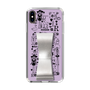Slim Protection Case - STAND & RING RIBBON Silver［ Rune Naito - RUNE Girl Retro & Modern - Purple ］
