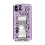 Slim Protection Case - STAND & RING RIBBON Silver［ Rune Naito - RUNE Girl Retro & Modern - Purple ］