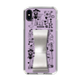 Slim Protection Case - STAND & RING RIBBON Silver［ Rune Naito - RUNE Girl Retro & Modern - Purple ］