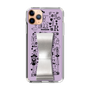 Slim Protection Case - STAND & RING RIBBON Silver［ Rune Naito - RUNE Girl Retro & Modern - Purple ］