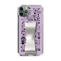Slim Protection Case - STAND & RING RIBBON Silver［ Rune Naito - RUNE Girl Retro & Modern - Purple ］