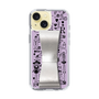 Slim Protection Case - STAND & RING RIBBON Silver［ Rune Naito - RUNE Girl Retro & Modern - Purple ］
