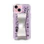 Slim Protection Case - STAND & RING RIBBON Silver［ Rune Naito - RUNE Girl Retro & Modern - Purple ］