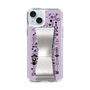 Slim Protection Case - STAND & RING RIBBON Silver［ Rune Naito - RUNE Girl Retro & Modern - Purple ］