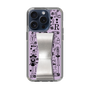 Slim Protection Case - STAND & RING RIBBON Silver［ Rune Naito - RUNE Girl Retro & Modern - Purple ］
