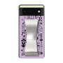 Slim Protection Case - STAND & RING RIBBON Silver［ Rune Naito - RUNE Girl Retro & Modern - Purple ］