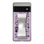 Slim Protection Case - STAND & RING RIBBON Silver［ Rune Naito - RUNE Girl Retro & Modern - Purple ］