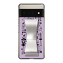 Slim Protection Case - STAND & RING RIBBON Silver［ Rune Naito - RUNE Girl Retro & Modern - Purple ］
