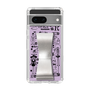 Slim Protection Case - STAND & RING RIBBON Silver［ Rune Naito - RUNE Girl Retro & Modern - Purple ］
