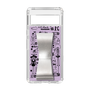 Slim Protection Case - STAND & RING RIBBON Silver［ Rune Naito - RUNE Girl Retro & Modern - Purple ］
