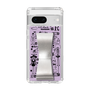 Slim Protection Case - STAND & RING RIBBON Silver［ Rune Naito - RUNE Girl Retro & Modern - Purple ］