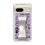 Slim Protection Case - STAND & RING RIBBON Silver［ Rune Naito - RUNE Girl Retro & Modern - Purple ］
