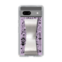 Slim Protection Case - STAND & RING RIBBON Silver［ Rune Naito - RUNE Girl Retro & Modern - Purple ］