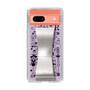 Slim Protection Case - STAND & RING RIBBON Silver［ Rune Naito - RUNE Girl Retro & Modern - Purple ］