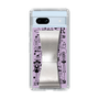 Slim Protection Case - STAND & RING RIBBON Silver［ Rune Naito - RUNE Girl Retro & Modern - Purple ］