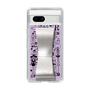 Slim Protection Case - STAND & RING RIBBON Silver［ Rune Naito - RUNE Girl Retro & Modern - Purple ］