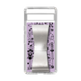 Slim Protection Case - STAND & RING RIBBON Silver［ Rune Naito - RUNE Girl Retro & Modern - Purple ］