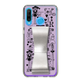 Slim Protection Case - STAND & RING RIBBON Silver［ Rune Naito - RUNE Girl Retro & Modern - Purple ］
