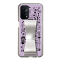 Slim Protection Case - STAND & RING RIBBON Silver［ Rune Naito - RUNE Girl Retro & Modern - Purple ］