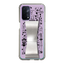 Slim Protection Case - STAND & RING RIBBON Silver［ Rune Naito - RUNE Girl Retro & Modern - Purple ］