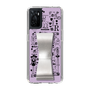 Slim Protection Case - STAND & RING RIBBON Silver［ Rune Naito - RUNE Girl Retro & Modern - Purple ］