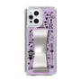 Slim Protection Case - STAND & RING RIBBON Silver［ Rune Naito - RUNE Girl Retro & Modern - Purple ］