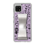 Slim Protection Case - STAND & RING RIBBON Silver［ Rune Naito - RUNE Girl Retro & Modern - Purple ］