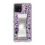 Slim Protection Case - STAND & RING RIBBON Silver［ Rune Naito - RUNE Girl Retro & Modern - Purple ］