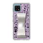 Slim Protection Case - STAND & RING RIBBON Silver［ Rune Naito - RUNE Girl Retro & Modern - Purple ］