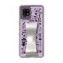 Slim Protection Case - STAND & RING RIBBON Silver［ Rune Naito - RUNE Girl Retro & Modern - Purple ］
