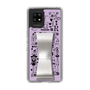 Slim Protection Case - STAND & RING RIBBON Silver［ Rune Naito - RUNE Girl Retro & Modern - Purple ］