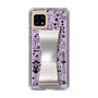 Slim Protection Case - STAND & RING RIBBON Silver［ Rune Naito - RUNE Girl Retro & Modern - Purple ］