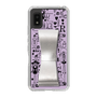 Slim Protection Case - STAND & RING RIBBON Silver［ Rune Naito - RUNE Girl Retro & Modern - Purple ］