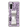 Slim Protection Case - STAND & RING RIBBON Silver［ Rune Naito - RUNE Girl Retro & Modern - Purple ］