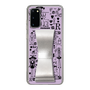 Slim Protection Case - STAND & RING RIBBON Silver［ Rune Naito - RUNE Girl Retro & Modern - Purple ］