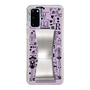 Slim Protection Case - STAND & RING RIBBON Silver［ Rune Naito - RUNE Girl Retro & Modern - Purple ］