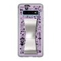 Slim Protection Case - STAND & RING RIBBON Silver［ Rune Naito - RUNE Girl Retro & Modern - Purple ］