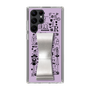 Slim Protection Case - STAND & RING RIBBON Silver［ Rune Naito - RUNE Girl Retro & Modern - Purple ］