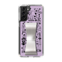 Slim Protection Case - STAND & RING RIBBON Silver［ Rune Naito - RUNE Girl Retro & Modern - Purple ］