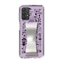Slim Protection Case - STAND & RING RIBBON Silver［ Rune Naito - RUNE Girl Retro & Modern - Purple ］
