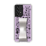 Slim Protection Case - STAND & RING RIBBON Silver［ Rune Naito - RUNE Girl Retro & Modern - Purple ］