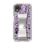 Slim Protection Case - STAND & RING RIBBON Silver［ Rune Naito - RUNE Girl Retro & Modern - Purple ］