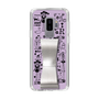 Slim Protection Case - STAND & RING RIBBON Silver［ Rune Naito - RUNE Girl Retro & Modern - Purple ］