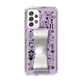 Slim Protection Case - STAND & RING RIBBON Silver［ Rune Naito - RUNE Girl Retro & Modern - Purple ］