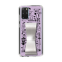 Slim Protection Case - STAND & RING RIBBON Silver［ Rune Naito - RUNE Girl Retro & Modern - Purple ］