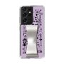 Slim Protection Case - STAND & RING RIBBON Silver［ Rune Naito - RUNE Girl Retro & Modern - Purple ］