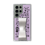 Slim Protection Case - STAND & RING RIBBON Silver［ Rune Naito - RUNE Girl Retro & Modern - Purple ］