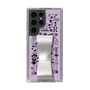 Slim Protection Case - STAND & RING RIBBON Silver［ Rune Naito - RUNE Girl Retro & Modern - Purple ］
