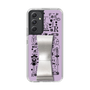Slim Protection Case - STAND & RING RIBBON Silver［ Rune Naito - RUNE Girl Retro & Modern - Purple ］
