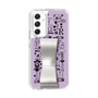 Slim Protection Case - STAND & RING RIBBON Silver［ Rune Naito - RUNE Girl Retro & Modern - Purple ］